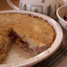 New Zealand Style Potato Ham Pie