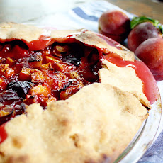 Peach Crostata with Cornmeal Crust