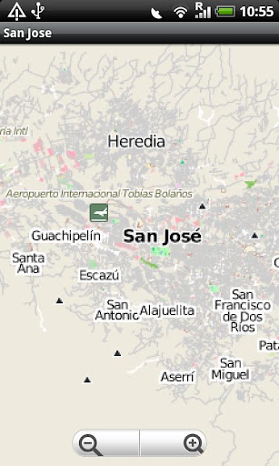 San Jose Costa Rica Street Map