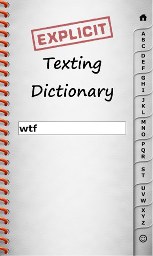 Explicit Texting Dictionary