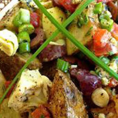 Roasted Potato Salad with Balsamic Dressing