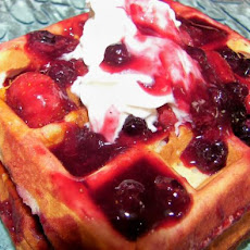 Berry Birthday Waffles
