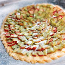 Open-Faced Rhubarb Tart