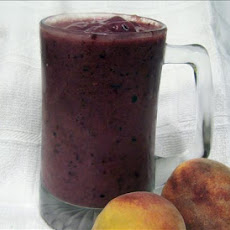 Purple Power Blackberry Peach Smoothie
