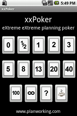 eXtreme eXtreme Planning Poker