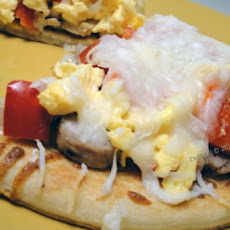 Grilled Breakfast Pizza
