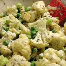 Guacamole Frosted Cauliflower Salad