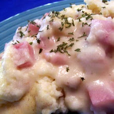 Mashed Potatoes with Ham