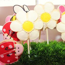 Cut-Out Cookies in a Flower Pot