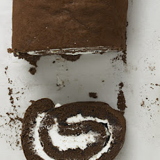 Chocolate-Rum Swiss Roll