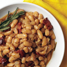 Beer-Baked White Beans
