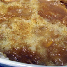 Peach Dump Cake for 2