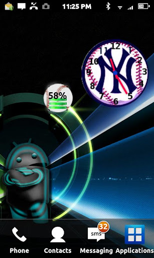 Baseball Battery Widget