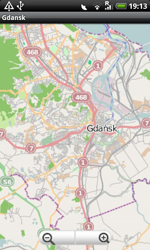 Gdansk Street Map