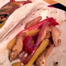 Tequila Chicken Fajitas