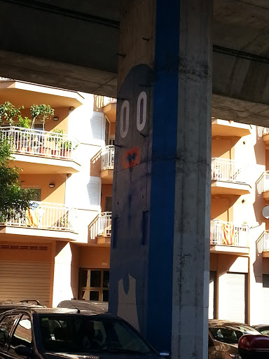 Graffiti Blue Conguito