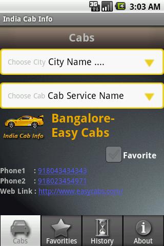 【免費旅遊App】India Cab Info-APP點子