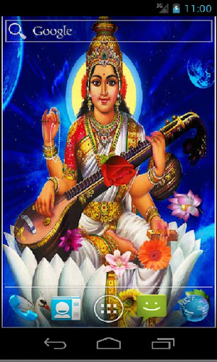 Goddess Saraswati HD LWP