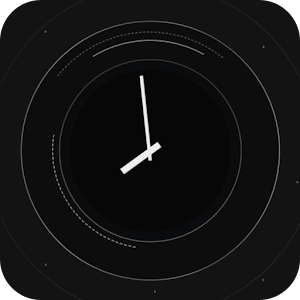 Black Orbit Clock