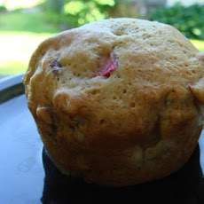 Rhubarb-Pecan Muffins