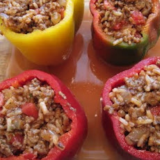 Emeril's Stuffed Bell Peppers or Sweet Banana Peppers