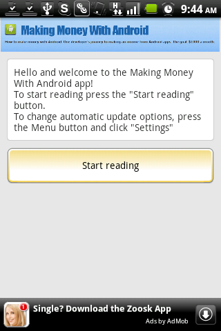 Making Money with Android Blog