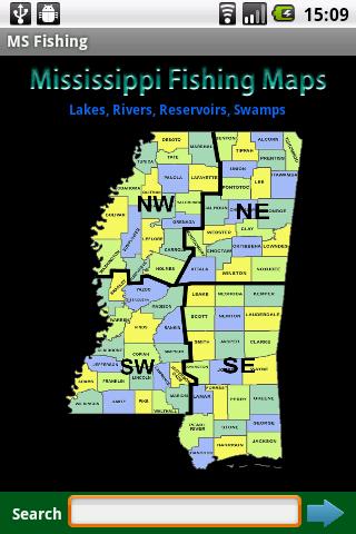 Mississippi Fishing Maps - 9K