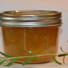 White Peach and Rosemary Jam