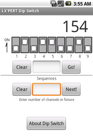 LX'PERT Dip Switch