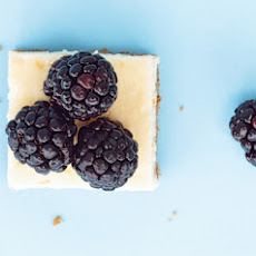 Lemon Cheesecake Squares with Fresh Berries