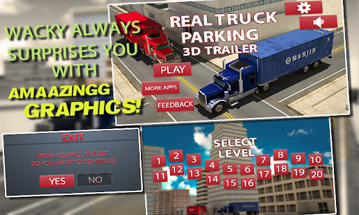 How to install Real truck parking 3d trailer 1.0 unlimited apk for laptop