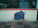 Bison Mural
