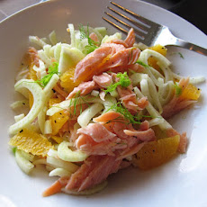 Fennel & Orange Salad with Smoked Trout