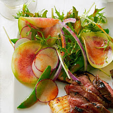 Summer Radish Salad with Sweet Chili Vinaigrette