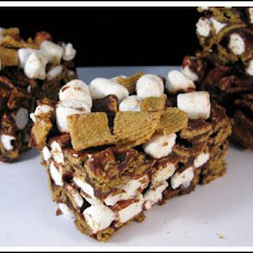 Golden Graham Cereal S'mores Squares