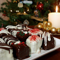 Chocolate-Dipped Brownie Bites (Brownies)