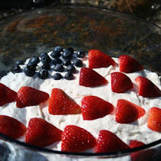 Red, White and Blue Dessert