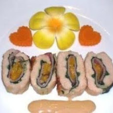 Peachy Chicken Roll