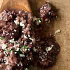 Drunken Risotto with Sausage and Spinach
