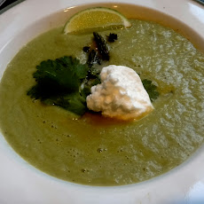 Asparagus Cilantro Thyme Soup