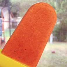Frosty Strawberry Pops