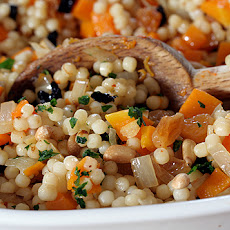 Israeli Couscous with Butternut Squash and Preserved Lemons