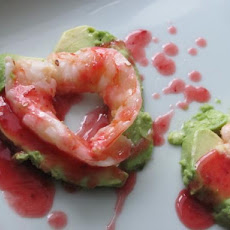 Sesame Shrimp Hearts With Passion Sauce