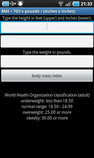 BMI pound