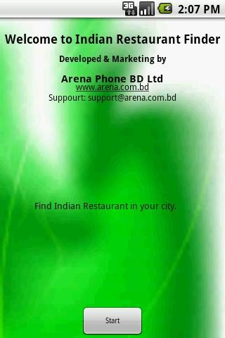 Indian Restaurant Finder