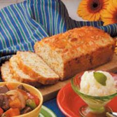 Cheesy Onion Quick Bread
