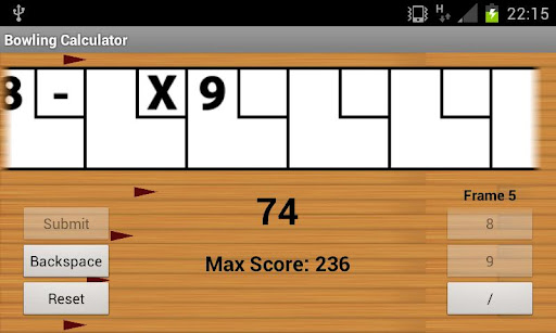 Bowling Calculator