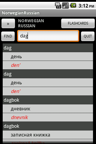 Norwegian Russian Dictionary