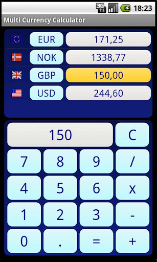 Multi Currency Calculator