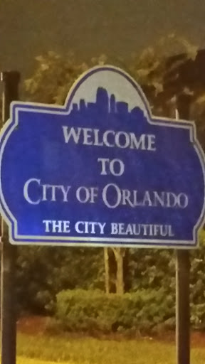 Welcome To The City Of Orlando Sign By South Econ Park